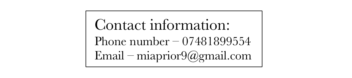Where to contact me